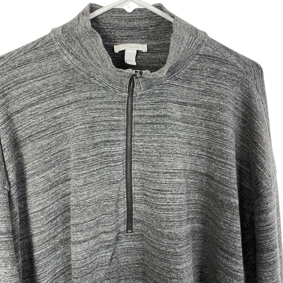 Daily Ritual 1/2 Zip Pullover Sweatshirt Women’s Plus Size XXL Heathered Gray LS - Picture 3 of 10
